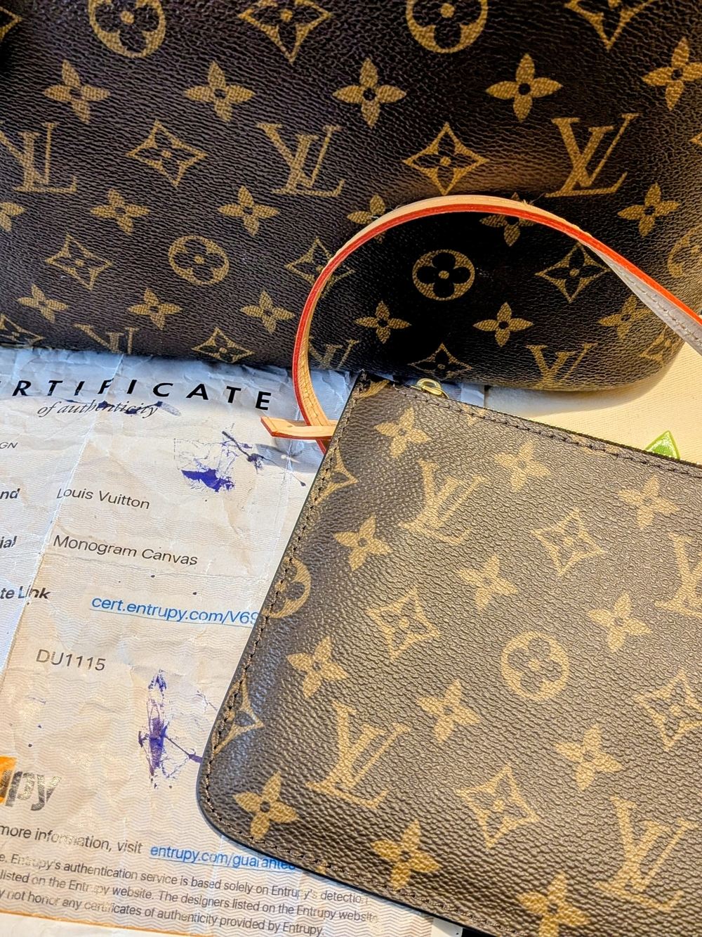 ❌SOLD❌ Louis Vuitton Monogram Neverfull MM SET - Includes Entrupy COA - XLNT - Picture 9 of 11